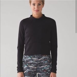 Lululemon Hill and Valley Mock Neck Shirt
